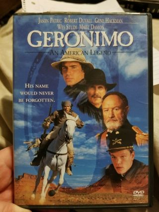Geronimo - An American Legend Dvd Rare Opp