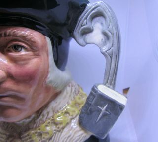 SIR THOMAS MORE Rare Royal Doulton Toby Character Jug Large 6 3/4 