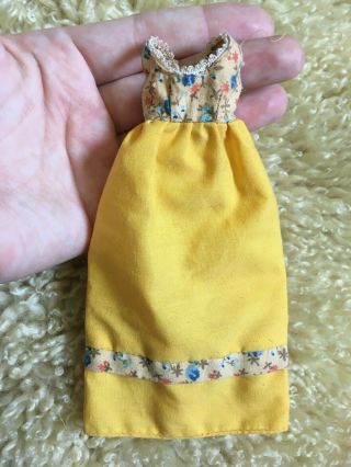 Vintage Yellow Dress Fit Sunshine Family Doll Ever After High Very Slim Yosd Bjd