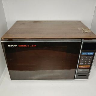 Vintage Sharp Carousel 2 Xl Convection Microwave Oven R - 7270 Aug 1986 Rare