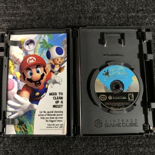 Mario Sunshine (Nintendo GameCube,  2002) Not For Resale Version RARE 2