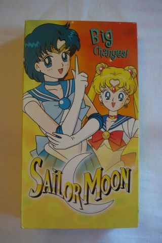 Rare Sailor Moon Big Changes Anime 2001 Video Vhs Vintage Tape Movie