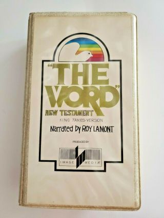 The Word Kjv Bible On Cassette Tape Testament Image Media Rare 1985