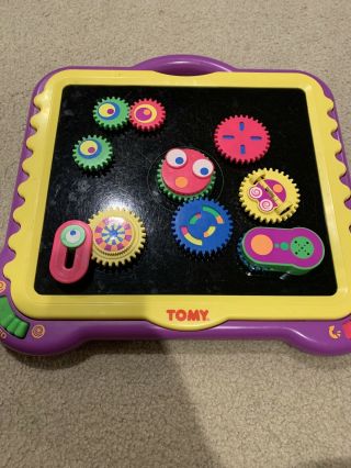Vintage 1997 Tomy Preschool Gearation Magnetic Mechanical Toy - Complete & Rare