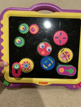 Vintage 1997 Tomy Preschool Gearation Magnetic Mechanical Toy - Complete & RARE 2