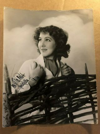 Jean Parker Rare Early Vintage Autographed 8/10 Photo Little Women 30s