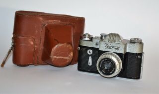 1961 Very Rare Russian Ussr " Kristal " Camera,  Industar - 50 Lens (1)