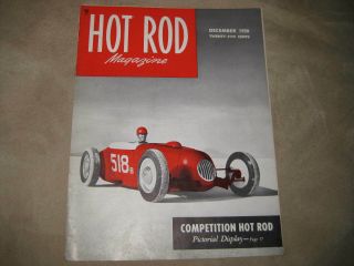 Hot Rod December 1950 Issue Rare