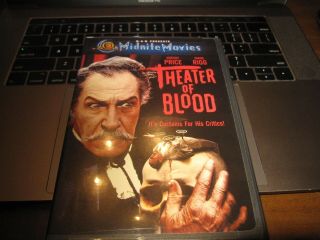 Theater Of Blood 1973 (2001) Dvd Vincent Price Rare Oop