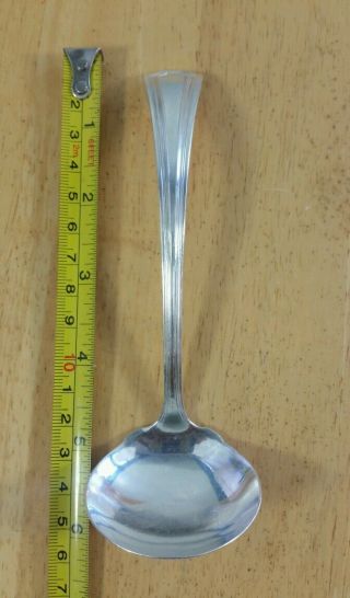National Silver Co Antique 1915 " One " Pattern Gravy Ladle (early Co.  Piece)