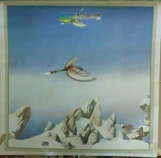 Rare Yes Shows 1980 Vintage Music Store Promo Artist Roger Dean Poster