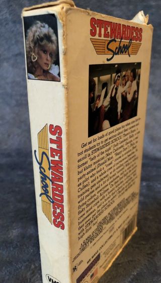 Stewardess School VHS Video Judy Landers Mary Cadorette RARE SEX COMEDY 3