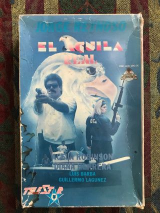 El Aguila Real Vhs Rare Horror Cult Gore Mexi Revenge Sleaze Big Box Spanish Htf