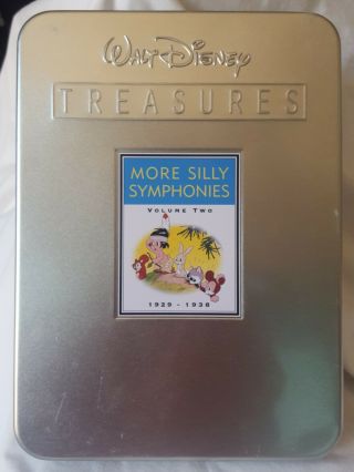 Walt Disney Treasures: More Silly Symphonies (dvd,  2006) Rare Steel Case Edi