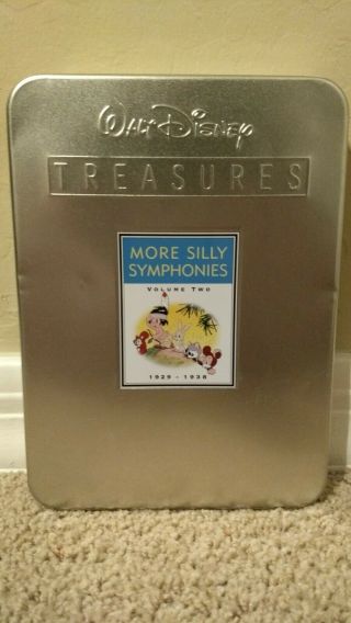 Walt Disney Treasures: More Silly Symphonies (dvd,  2006) Rare Steel Case Edi
