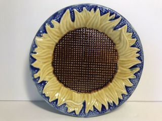Vintage Metropolitan Museum Of Art Sunflower 5” Plate Dish Wall Hanging Floral