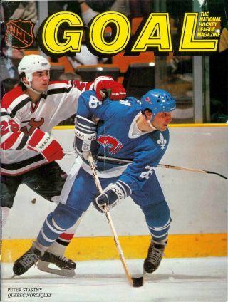 Feb.  16,  1985 Pittsburgh Penguins Vs.  Quebec Nordiques Game Program Vintage Rare