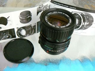 Canon Fd 28 - 55mm F3.  5 - 4.  5 Lens For Canon A - 1 Ae - 1 Ae - 1p T90 T70 F - 1 Rare & Ex,