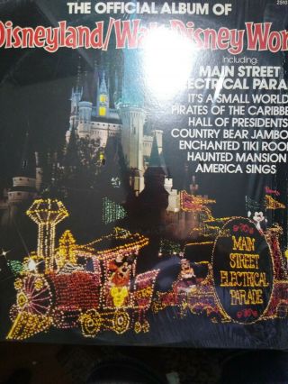The Official Album Of Disneyland/walt Disney World Rare 1980 Lp Disney