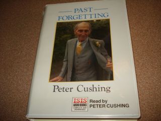 Peter Cushing Past Forgetting 3 Cassette Tapes Audio Books Rare????