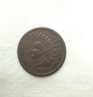1864 L Indian One Cent Rare Date