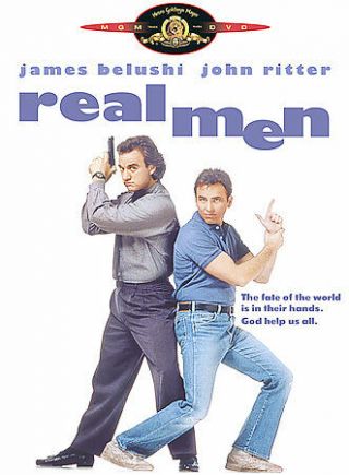 Real Men (dvd,  1987) James Belushi/ John Ritter Rare Oop