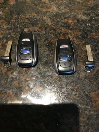 2 Oem 2017 - 2020 Subaru Outback Forester Smart Key 4 Button Remote Hyq14ahk Rare