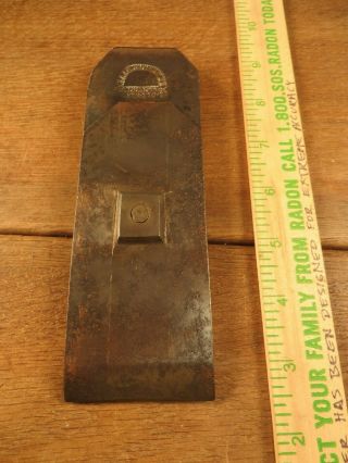 Antique Isaac Greaves - 2 - 3/16 Inch Width Plane Iron & Chip Breaker - Vgc