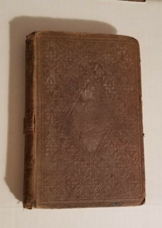 Antique Book Milton Paradise Lost And Paradise Regained 1859 T Nelson And Sons