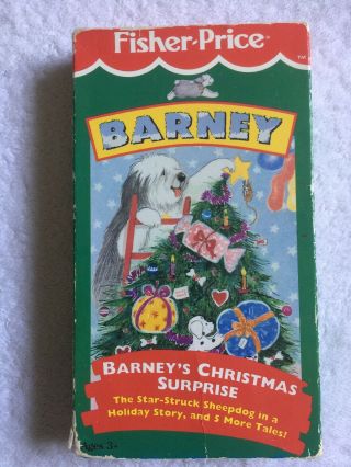 Barneys Christmas Surprise (prev.  Viewed Vhs) Fisher Price Rare