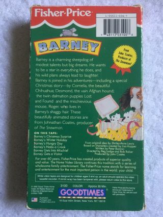 Barneys Christmas Surprise (Prev.  Viewed VHS) Fisher Price RARE 2