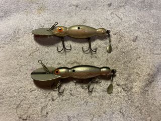 2 Bomber Water Dog Old Fishing Lures 3