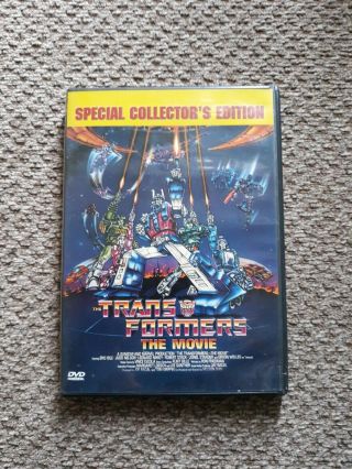 Transformers The Movie Special Collectors Edition Dvd Rare Oop Kid Rhino 2000
