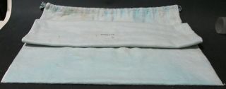 Tiffany & Co.  Silver Tray Anti - Tarnish 24 X 18 Drawstring Felt Storage Pouch Bag