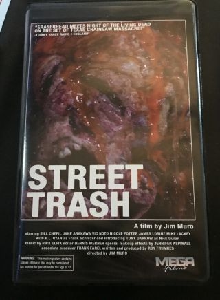 Street Trash Mega Films limited edition BIG BOX Rare Cult Horror Gore VHS 3