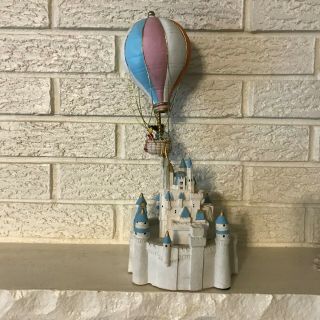 Rare Disney Mickey Mouse Hot Air Balloon Over the Magic Kingdom Music Box 2