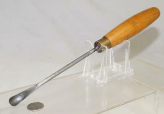 Antique Herring Bros.  Wood Carving Tool Chisel 10 Sweep 7/16 " Cut 9.  75 " Long