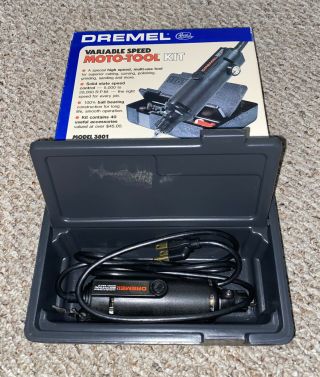 Vintage Dremel Rotary Moto - Tool Kit 3801 - Rare And Hard To Find - Great Shape