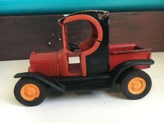 Vintage Tonka Toy Model T Red Pick Up Truck Rare