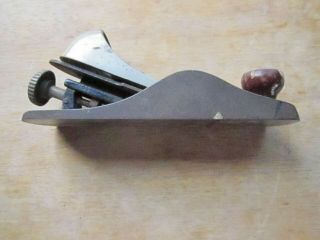 Small Metal Hand Plane Antique Small Wooden Handle Made In Usa