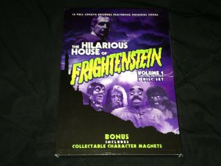 Hilarious House Of Frightenstein Volume 1 Dvd 3 Disc Set Rare Horror Oop