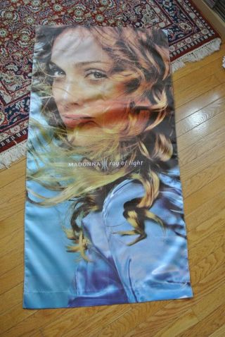 Rare Madonna Ray Of Light In Store Promo Promotional Nylon 46 X 24 Poster
