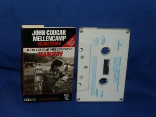 John Cougar Mellencamp Scarecrow - Rare Australian Cassette Tape