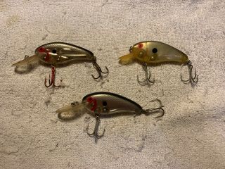 3 Bomber Flat A’s Old Fishing Lure 10