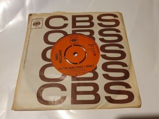 Andy Williams - Do You Hear What I Hear? Rare 1965 Cbs 202018 7 " Vgc