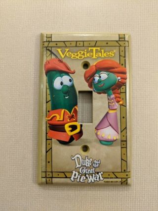 Veggie Tales Light Switch Cover Duke And The Great Pie War Christian Decore