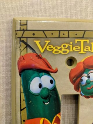 Veggie Tales Light Switch Cover Duke and the Great Pie War Christian Decore 3