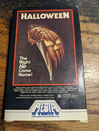 Halloween Media Beta Betamax Rare Not Vhs Both Flaps Horror Movie Michael Meyers