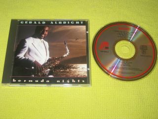 Gerald Albright Bermuda Nights – Rare 1988 Cd Album Smooth Jazz