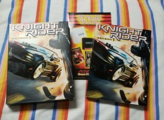 Very Rare Oop Knight Rider Season 1 (2009) 4 - Disc Dvd Box Set Feat.  Kitt Car